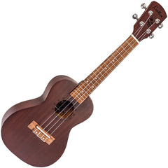 Laka Sapele Series Concert Ukulele & Bag - Chocolate