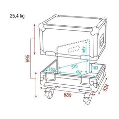 DAP-Gehäuse für 2x M15-Monitor