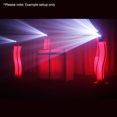 Equinox 2.0m Curve DJ Plinth Kit Podium Pair Lighting Stand