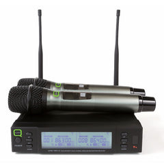 Q Audio QWM1960 Dual Handheld Wireless Microphone System CH38 *BSTOCK*