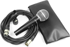 Studiomaster KM52 Microphone dynamique commuté avec câble XLR et pochette