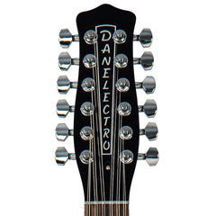 Danelectro Dc59 12 String Guitar - Black Sparkle