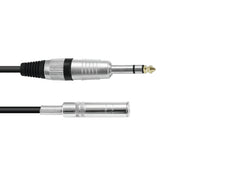 Jack extension 6.3 stereo 10m bk