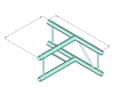 Alutruss Decolock Dq2-Spat36V 3-Way T-Piece 90? Bk