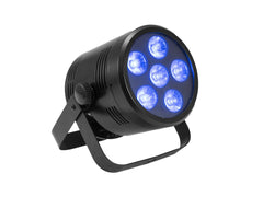 Projecteur à piles Eurolite AKKU PAR 6 QCL 6 x 10 W RGBW DMX avec télécommande