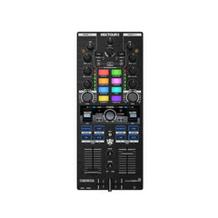 Reloop Mixtour Pro 4-Deck All-In-One Portable DJ Controller, Algoriddim Djay pro