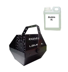 Machine à bulles à haut rendement Ibiza Light LBM10 (noir) inc. Liquide 5L