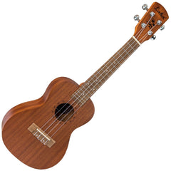 Laka Sapele Series Concert Ukulele & Bag - Natural Mahogany