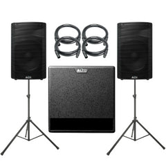 2 enceintes actives Alto TX315 700 W 15" + 1 caisson de basses Alto TX212S 12"