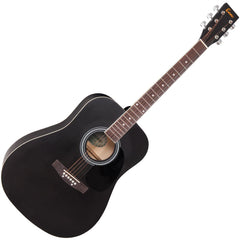 Encore Acoustic Guitar - Black