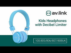 AV:Link Children's Headphones with in-line Microphone