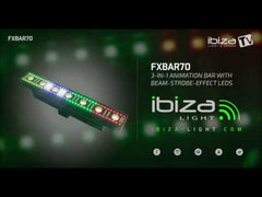 Ibiza FXBAR70 Blinder / Barre d'animation blanc chaud avec faisceau LED stroboscopique