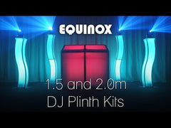 Equinox 2,0 m Curve DJ Plinth Kit Podium Paar Beleuchtungsständer