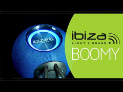 Ibiza BOOMY Puissante petite enceinte portable Bluetooth