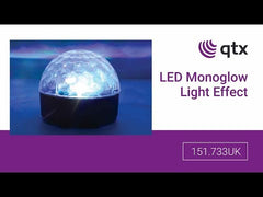 QTX Moonglow LED Mirrorball Effect Light