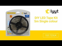 LYYT Blue LED Self Adhesive Tape inc. PSU