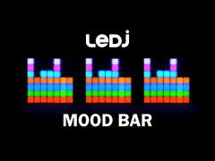 2x LEDJ Mood Bar LED Lighting Effect Panel inc Carry Bag