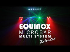 Equinox Microbar Multi System Reloaded Lighting Package T-Bar Derby UV Strobe DJ Disco