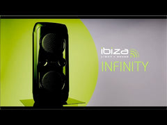 Ibiza INFINITY Active Soundbox portable 600 W 2 x 10" Haut-parleur de sonorisation