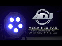 ADJ Mega Hex PAR Slim Uplighter