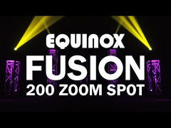 Equinox Fusion 200 Zoom Spot LED Moving Head Bundle