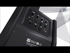 2x LD Systems Maui 28 G2 2000W Säulenlautsprecher PA-System Aktivmixer Bluetooth