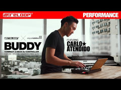 Contrôleur DJAY Reloop Buddy Compact à 2 platines pour iOS/iPad OS/Android/Mac et PC