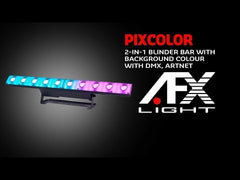 AFX PIXCOLOR 2-in-1 Blinder Bar Background Colour DMX LED Bar Artnet Klingnet