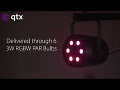 QTX Mesmerizer: 3D Animation Laser with LED Par Lights