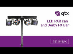 QTX LED Derby FX Bar with Stand