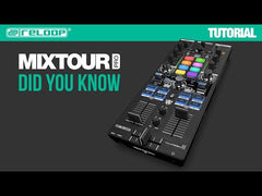 Reloop Mixtour Pro 4-Deck All-In-One Portable DJ Controller, Algoriddim Djay pro