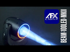 AFX BEAM-100LED-MKII LED Moving Head 100W Dual Prism & Light Ring