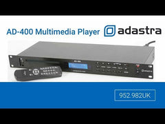 Adastra AD-400 CD/USB/SD MULTIMEDIA AUDIO PLAYER