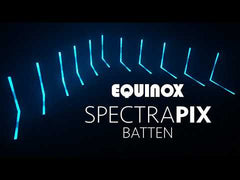 4x Equinox SpectraPix Battens inc Brackets